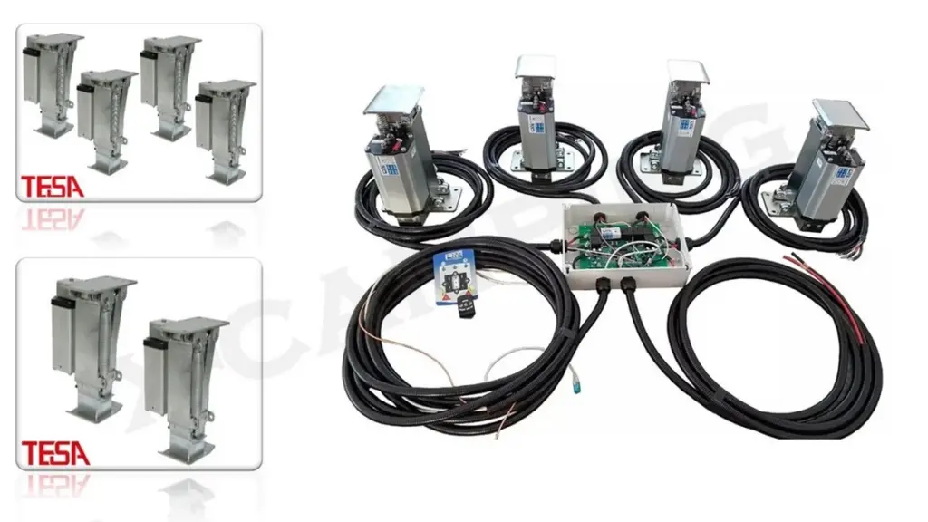 Komplettes elektrisches Hubstützen-Set