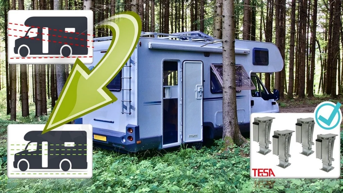 Wie stabilisiert man sein Wohnmobil mit Hubstützen?